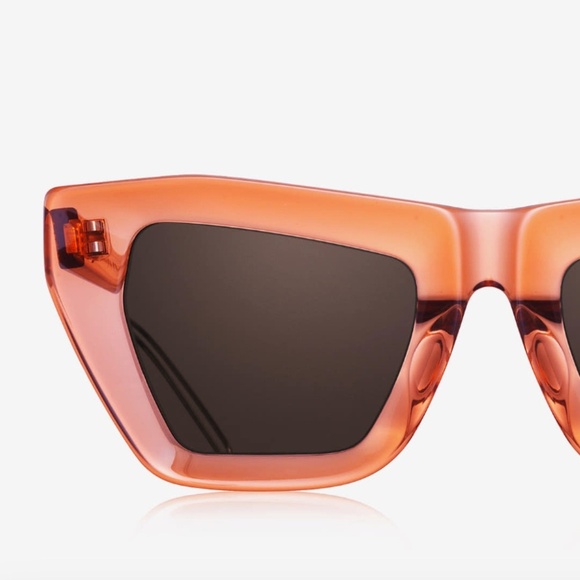 Rejina Pyo Sunglasses Cat Eye Square Thick frame Orange/Gold ๐โจ - Picture 5 of 5